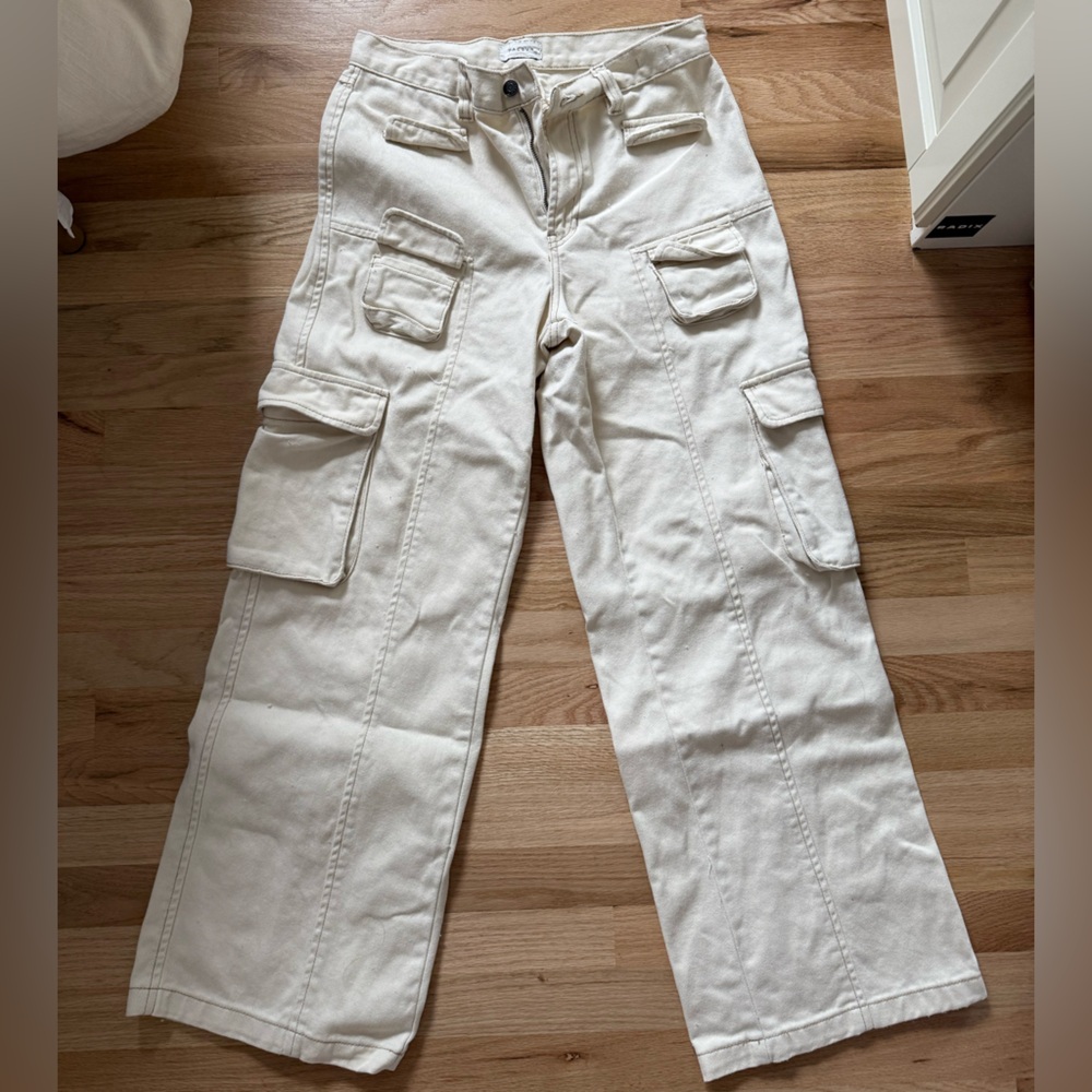 PacSun Cream 90’s Baggy Cargo Pants